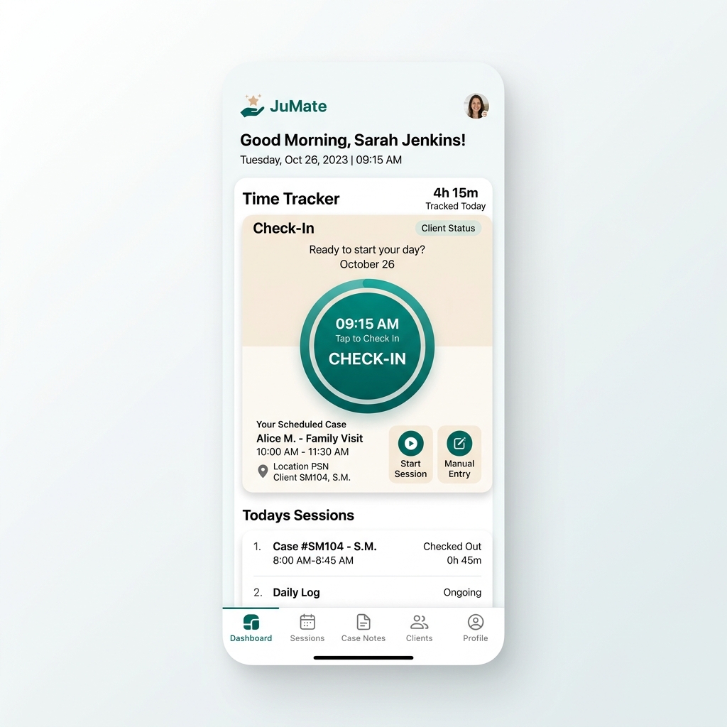 JuMate Mobile App Screenshot